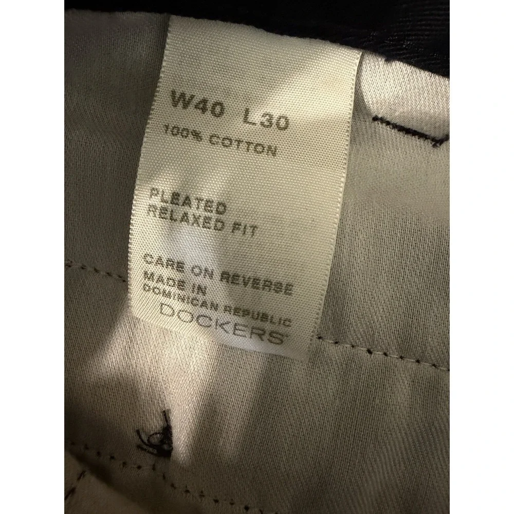 DOCKERS PANTS 40W 30L, Men's Dockers Dress Pants, Navy Dockers, Navy Blue Khakis